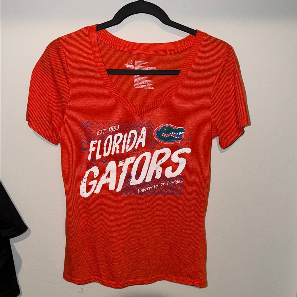 Florida Gators Women's Orange V-Neck Tee